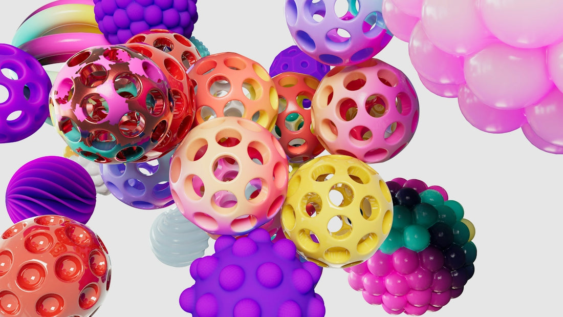 a bunch of balloons that are in the air