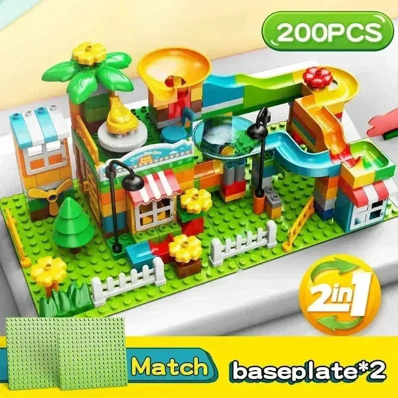 Marble Run Big Block Toy DIY Building Block - Atypical Journey Store