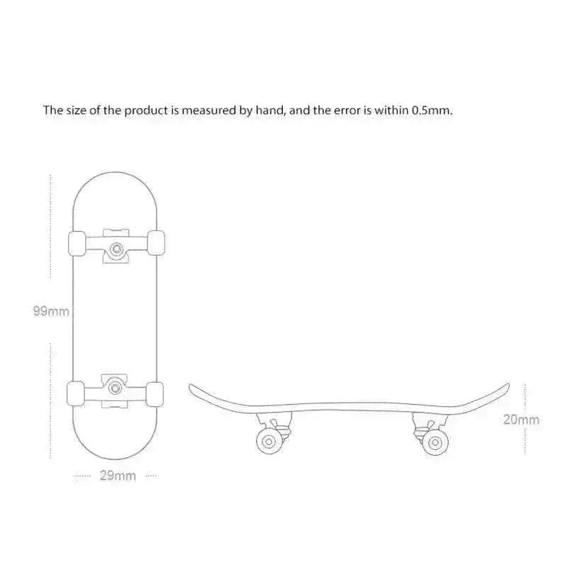 Finger SkateBoard Maple Wooden Fingerboard Miniature Toy - Atypical Journey Store