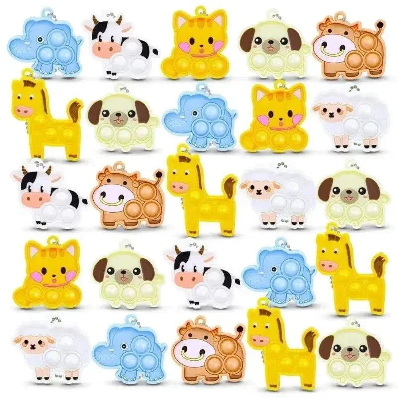 6/7/21PCS Animal Pop Fidget Toys - Atypical Journey Store