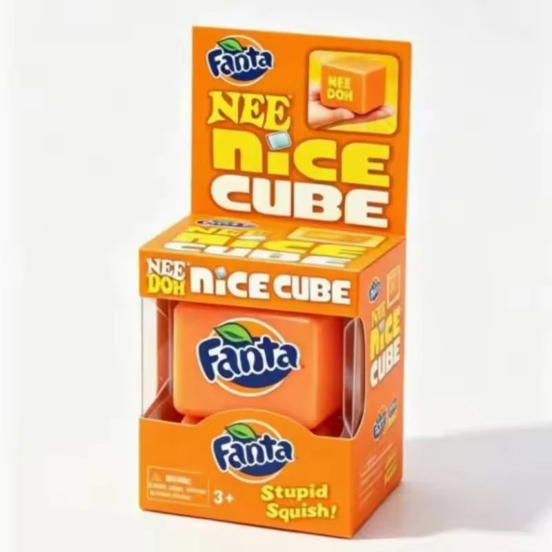 Schylling NeeDoh Nice Cube Sensory Squeeze Toy with Super Solid Squish Stress Relief Anxiety Sensory Tool Stress Reliever Toys Atypical Journey Store