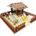 Creative City Farm Building Blocks Set with Animals: Pigpen, Doghouse, Henhouse Toys for Kids Atypical Journey Store