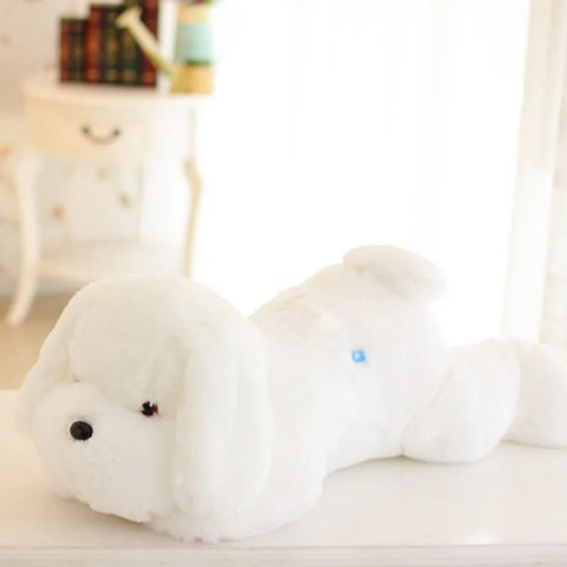 Kawaii LED Dog Night Light Plush Toy - Adorable Gift for Kids' Bedrooms Atypical Journey Store