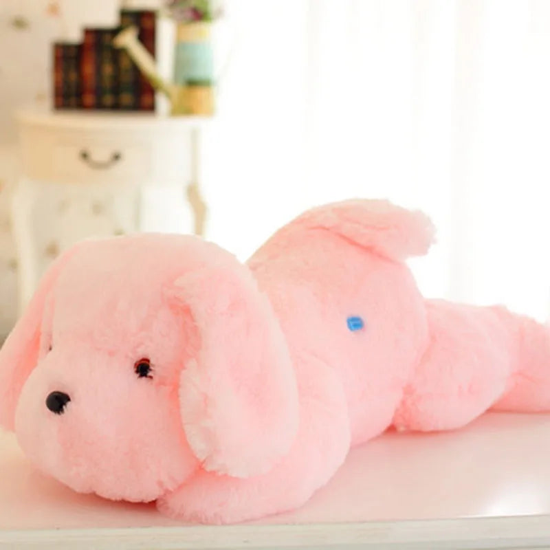 Kawaii LED Dog Night Light Plush Toy - Adorable Gift for Kids' Bedrooms Atypical Journey Store
