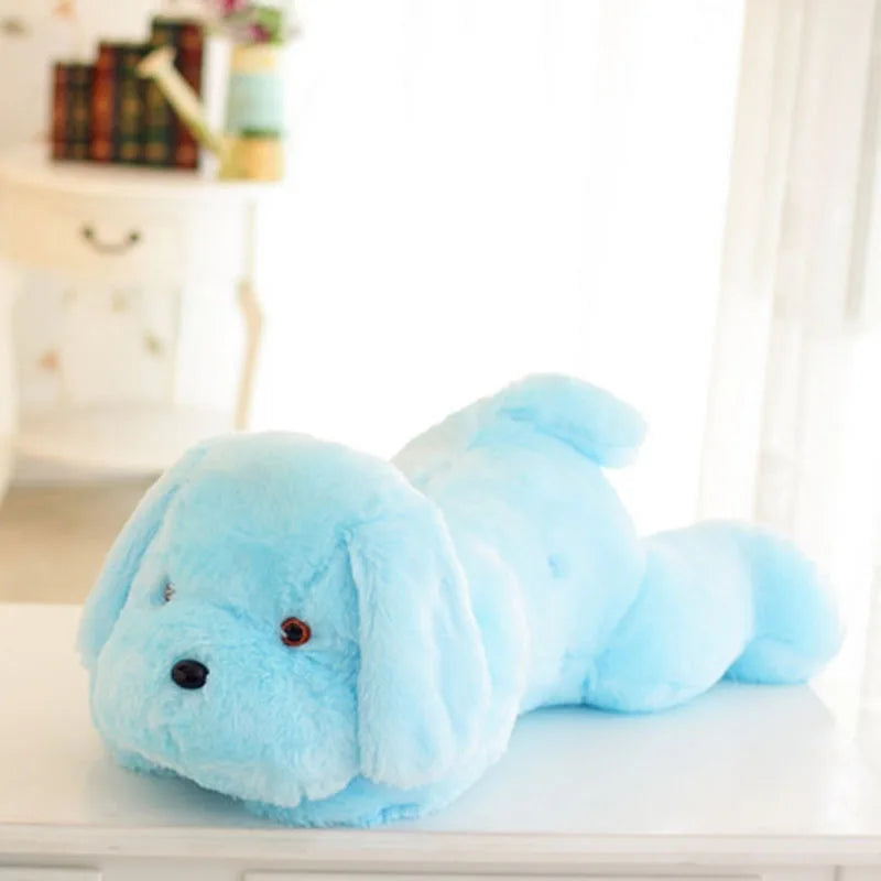 Kawaii LED Dog Night Light Plush Toy - Adorable Gift for Kids' Bedrooms Atypical Journey Store