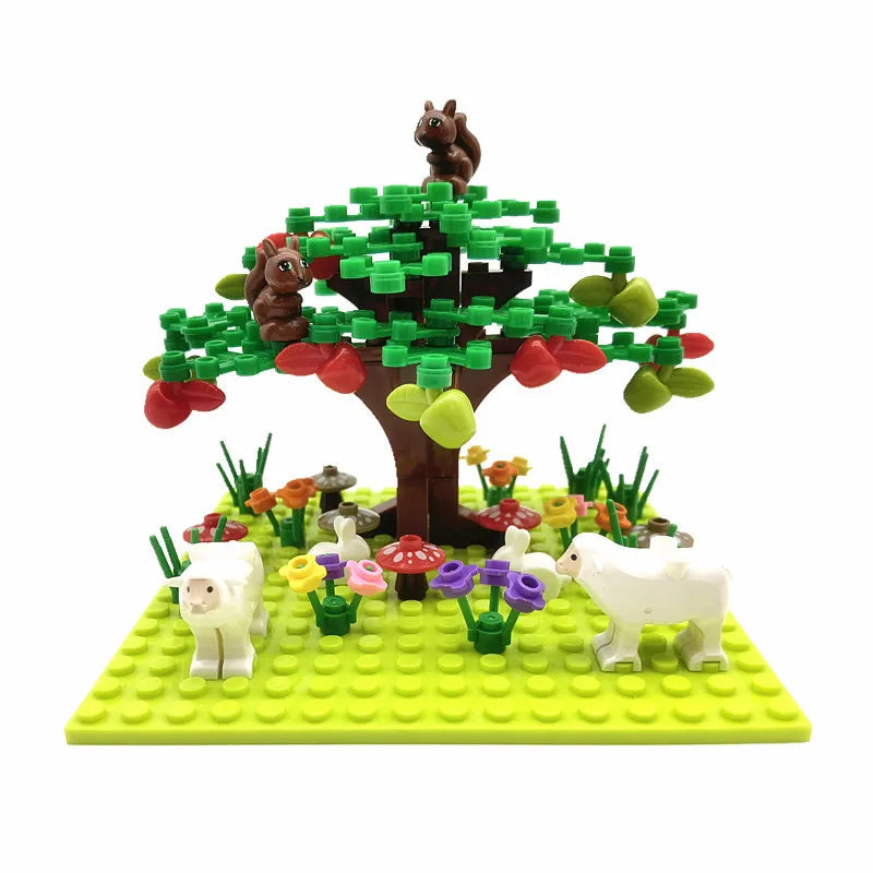Creative City Farm Building Blocks Set with Animals: Pigpen, Doghouse, Henhouse Toys for Kids Atypical Journey Store