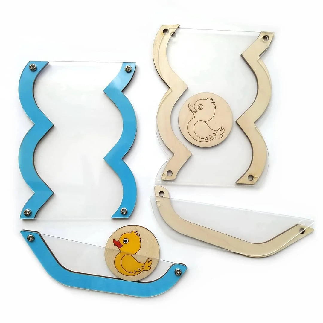 Wooden Busy Board DIY Toy Baby Montessori Sensory Activity Board Accessories For Children Locks Busyboard Parts Educational Toys Atypical Journey Store