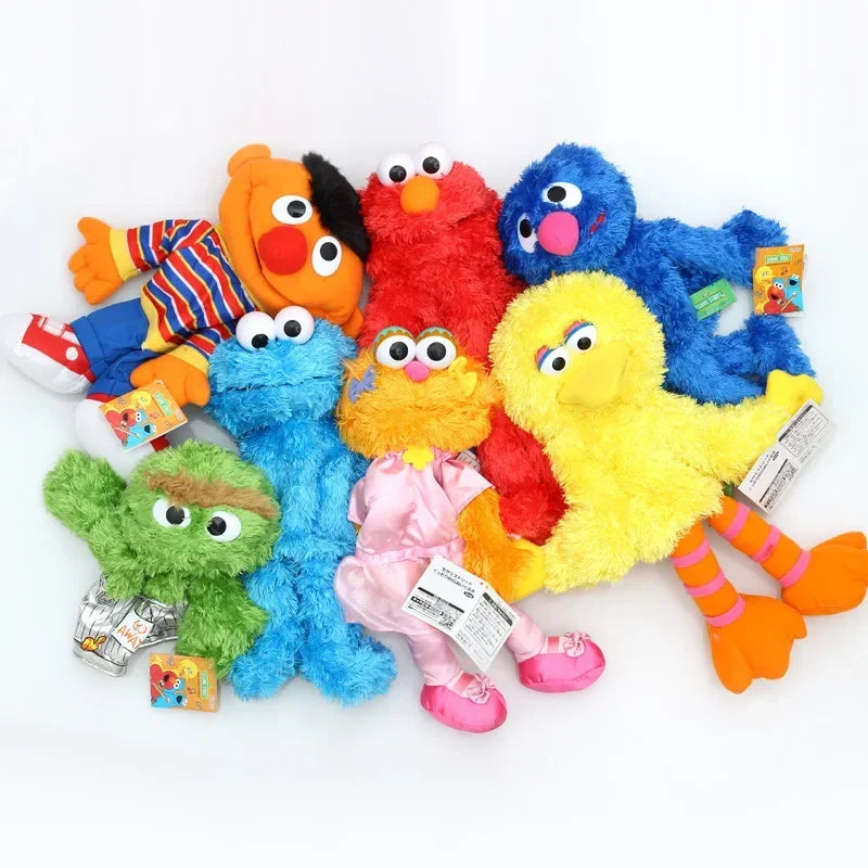 Large Sesame Street Hand Puppets - Soft Plush Dolls for Creative Play and Imaginative Storytelling Atypical Journey Store
