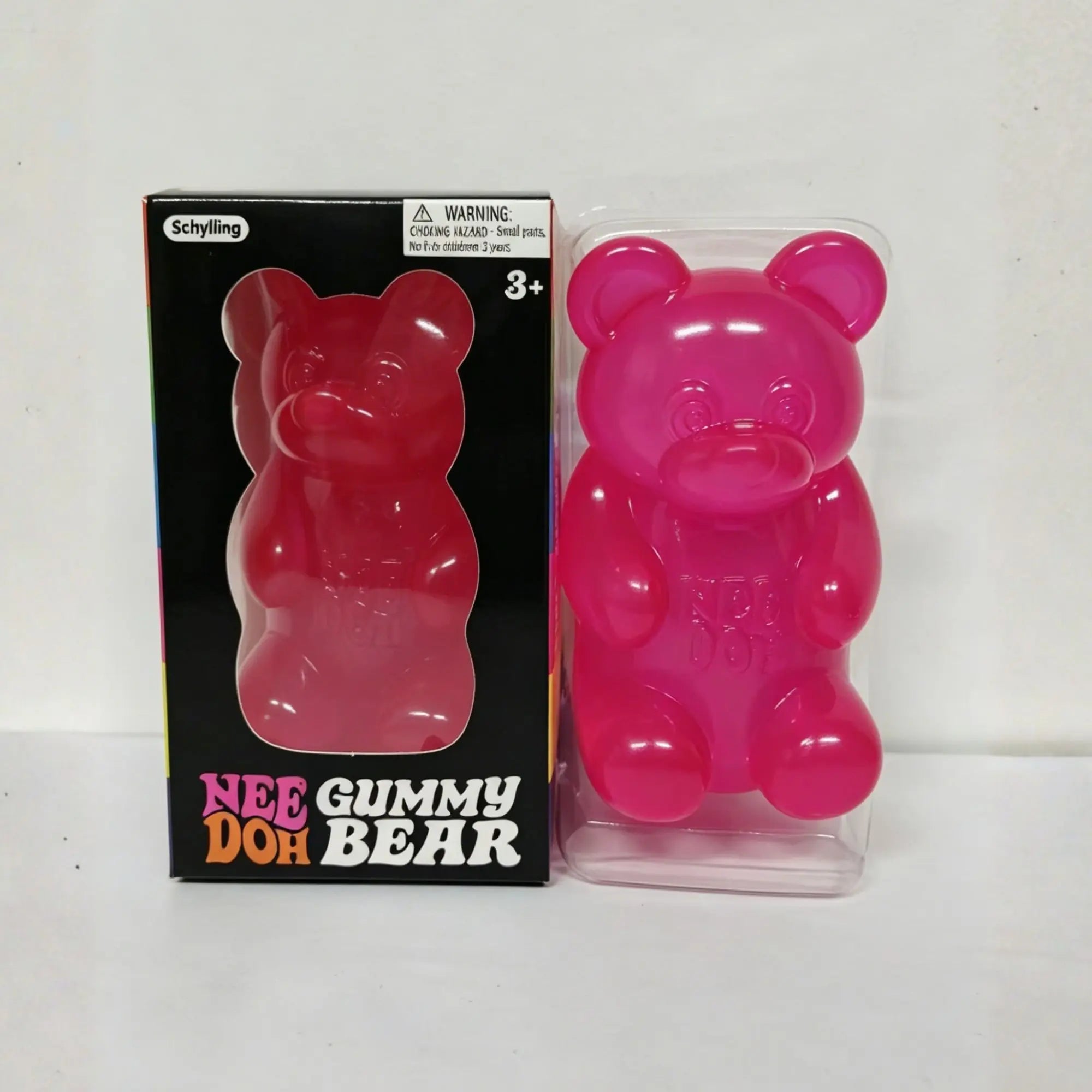 NeeDoh Gummy Bear Squishy Toy Soft Stress Relief Sensory Fidget Squeeze Toy for Kids & Adults Non-Toxic Anxiety Relief Desk Toy Atypical Journey Store