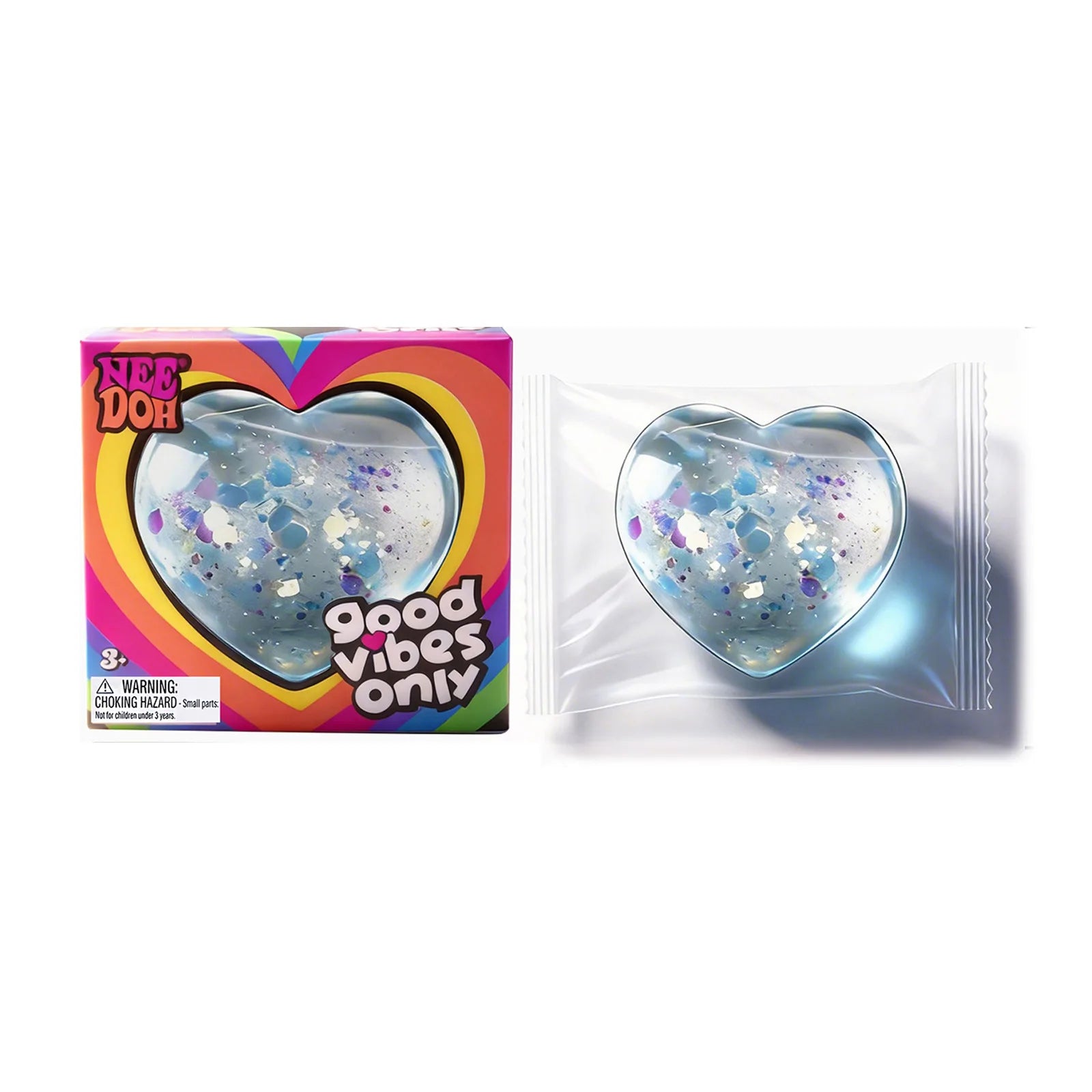 Heart-Shaped Squishy Toy, Soft and Comfortable to the Touch, Non-Sticky, Quick to Bounce Back, Cute and Compact, Portable Palm-Sized Toy. Size: 4Cm*3.8Cm/6.5Cm*6Cm Atypical Journey Store