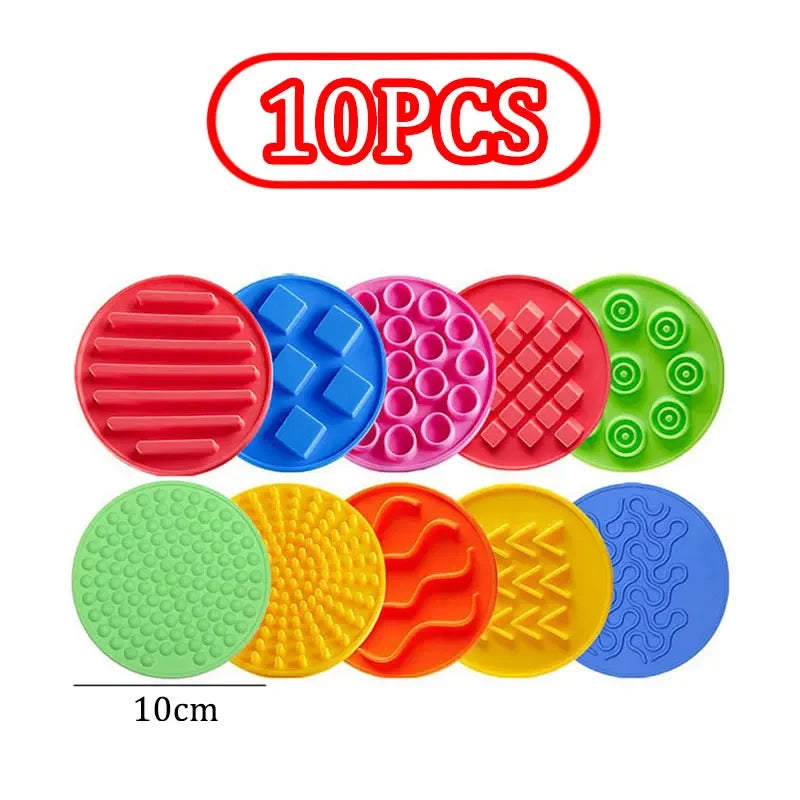 Children Outdoor Toy Balance Stepping stone Foot Tactile Sensory Integration Training Social Game Montessori  Autism Therapy Toy Atypical Journey Store