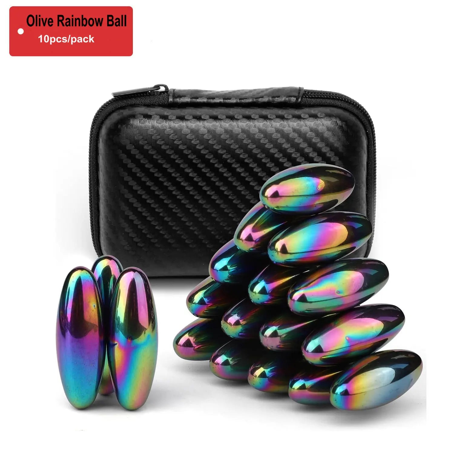 EDC Fidget Toys Oval Magnet Balls,Magnetic Bead Fidgeting Toy for Adult ADHD Autism Fridge Rattle Snake Magnets Sticker Anxiety Atypical Journey Store