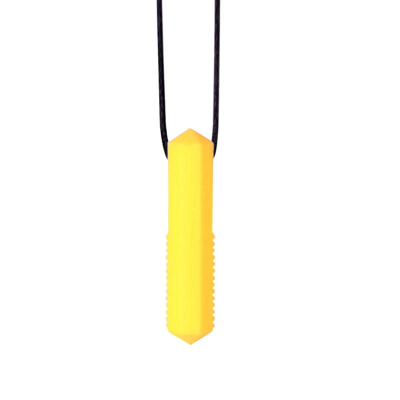 1pcs Silicone Teether Kids Chew Necklace Sensory Chewy Pendant Oral Motor Toys Therapy Tools for Autism ADHD chidren's goods Atypical Journey Store