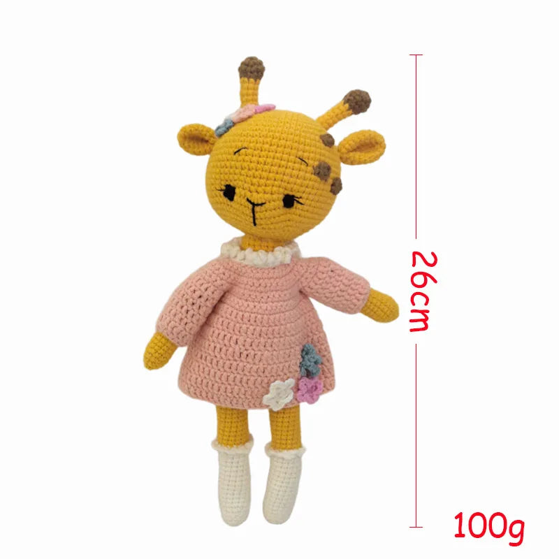 Crochet Lamb Lion Baby Stuffed Animal - Handmade Soothing Toy for Newborns, Sleep Aid & Photography Prop Atypical Journey Store