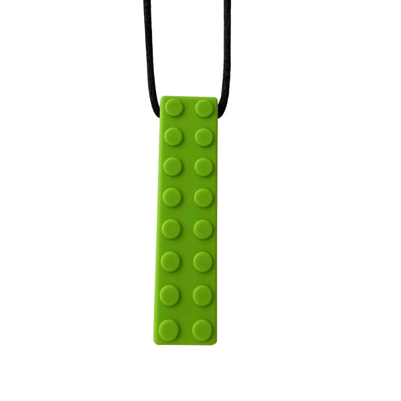1pcs Silicone Teether Kids Chew Necklace Sensory Chewy Pendant Oral Motor Toys Therapy Tools for Autism ADHD chidren's goods Atypical Journey Store