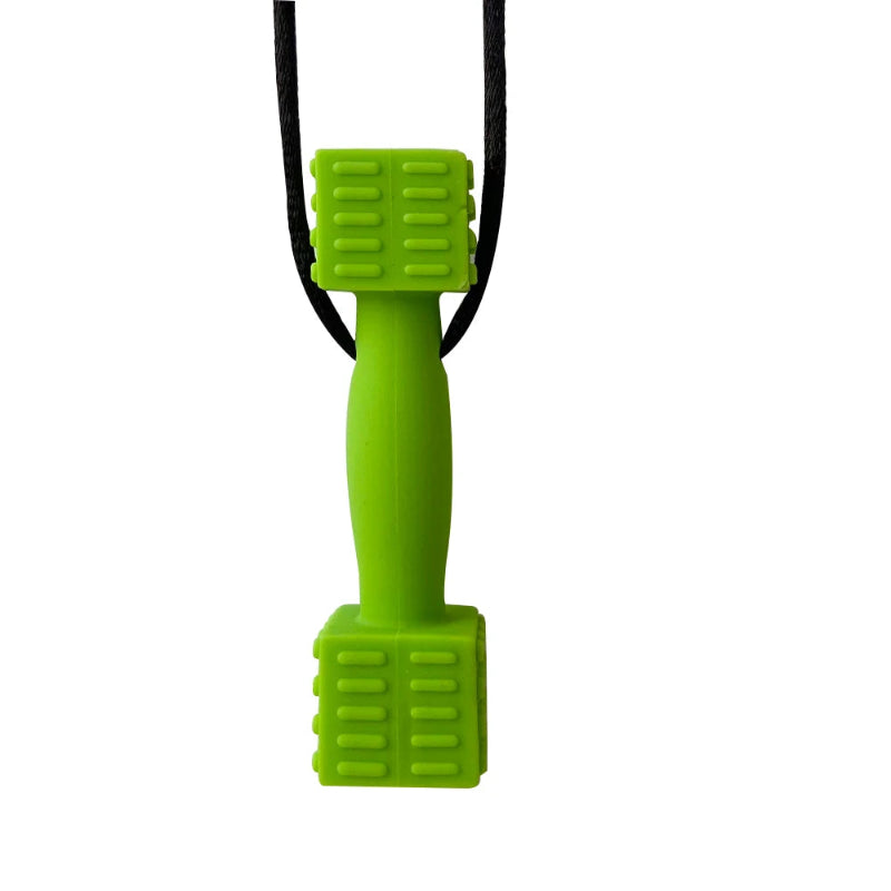 1pcs Silicone Teether Kids Chew Necklace Sensory Chewy Pendant Oral Motor Toys Therapy Tools for Autism ADHD chidren's goods Atypical Journey Store