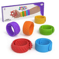 Sensory Slap Bracelets Fidget Toys - 6 Pack Stress Relief for Kids & Adults, Ideal for Autism, ADHD & Anxiety Management Atypical Journey Store