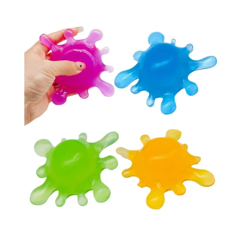 Schylling Needoh Splash Ball Sensory Fidget Cube Stress Relief Squishy Cube AntiAnxiety Squeeze Object For Focus ADHD Population Atypical Journey Store