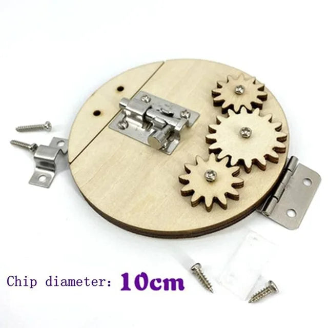 Wooden Busy Board DIY Toy Baby Montessori Sensory Activity Board Accessories For Children Locks Busyboard Parts Educational Toys Atypical Journey Store
