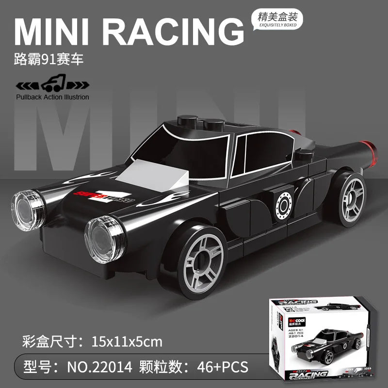 Racing Car Bus Engineering Vehicle Ambulance Pull Back Model Building Blocks Brick Toys Children Boys Compatible With Lego Atypical Journey Store