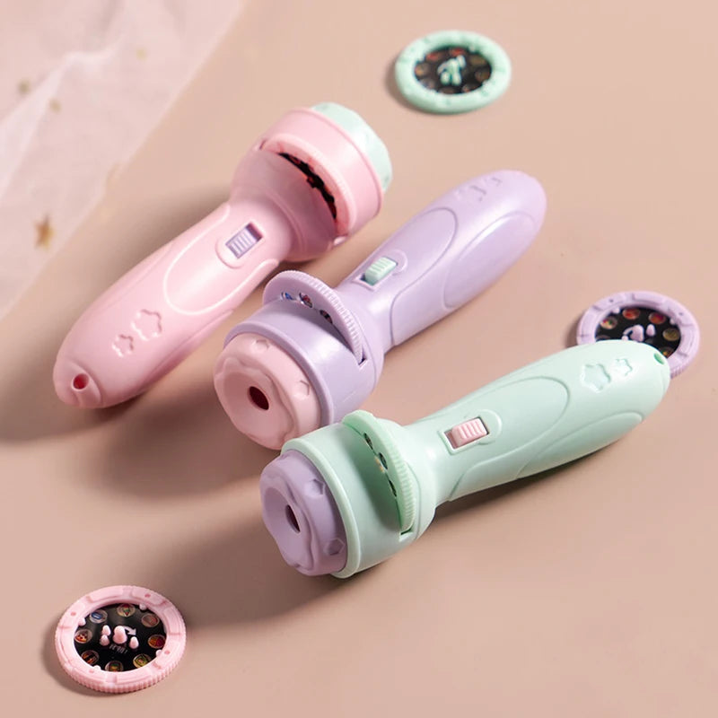 Educational Projector Flashlight Toy for Kids - Luminous Cartoon Patterns for Early Learning and Development Atypical Journey Store