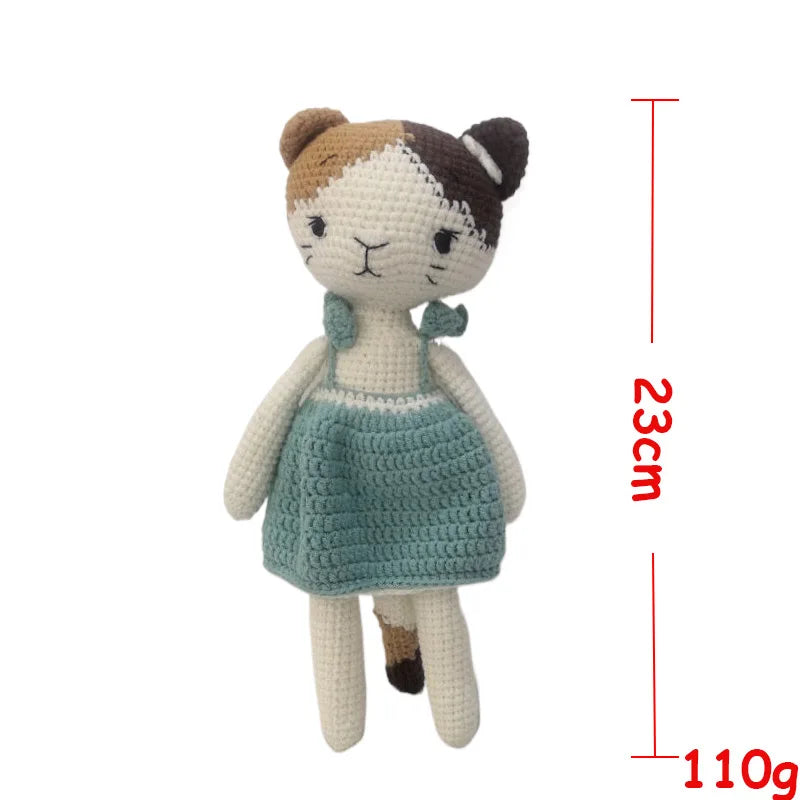 Crochet Lamb Lion Baby Stuffed Animal - Handmade Soothing Toy for Newborns, Sleep Aid & Photography Prop Atypical Journey Store