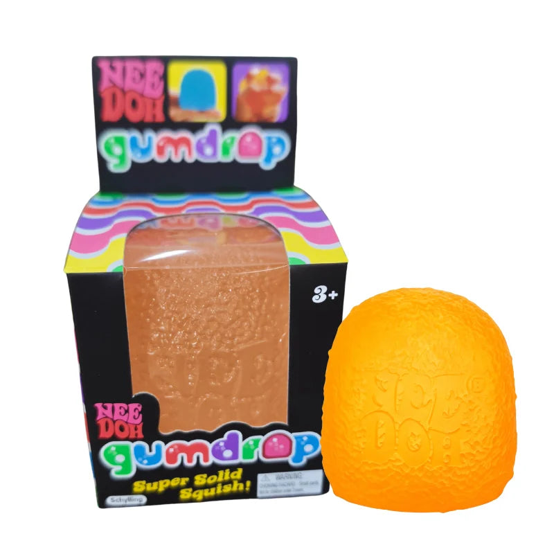 Schylling Mini Candy NeeDoh Gumdrop Soft Sensory Fidget Toy Stress Relief Squeeze Ball Blind Box Atypical Journey Store