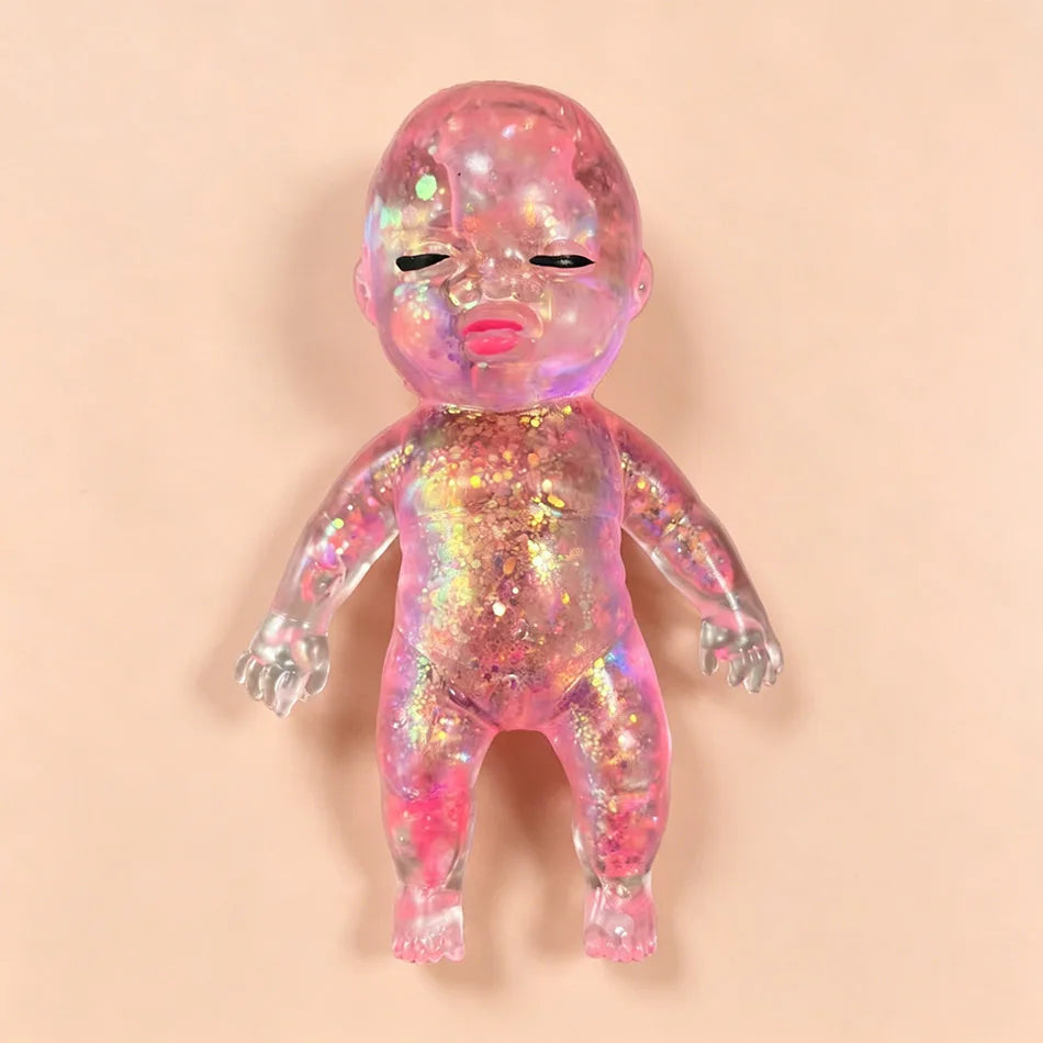 Top Seller Glitter Baby Squishy Toy Slow Rebound Fidget Toy Stress Relief Soft Squeeze Toy Creative Gift for Kids Adults Atypical Journey Store