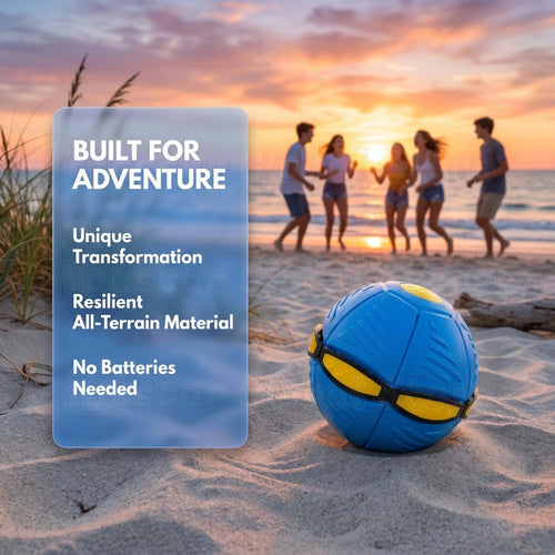 2026 Deformable Flying Saucer Disc Magic Vent Ball Foot Pressure Relief Stress Decompression Toy for Adults Teens Outdoor Indoor Atypical Journey Store