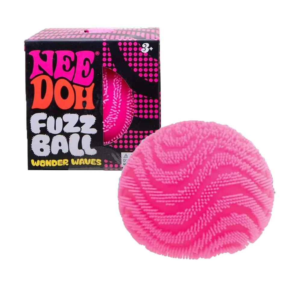 NeeDoh Fuzz Ball Blind Box, Schylling Soft Fuzzy Stress Relief Ball, Squishy Sensory Fidget Toy, Cute Desktop Collectible Gift Atypical Journey Store