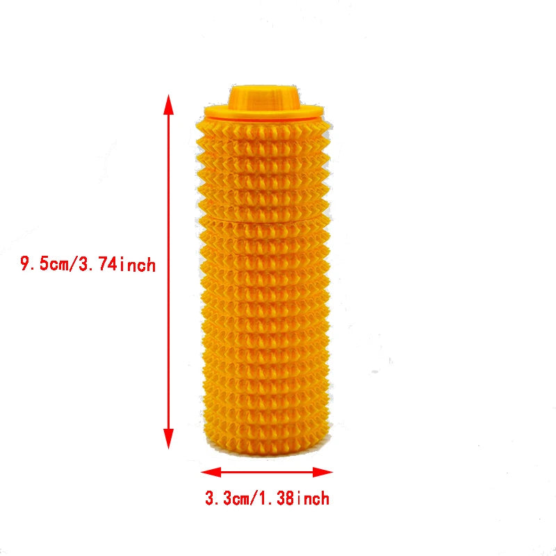 Sensory Roller Fidget Toy Clicker Tactile Spikes for Anxiety Stress Relief Pain Stimming Autism Over Stimulation with Lanyard Atypical Journey Store