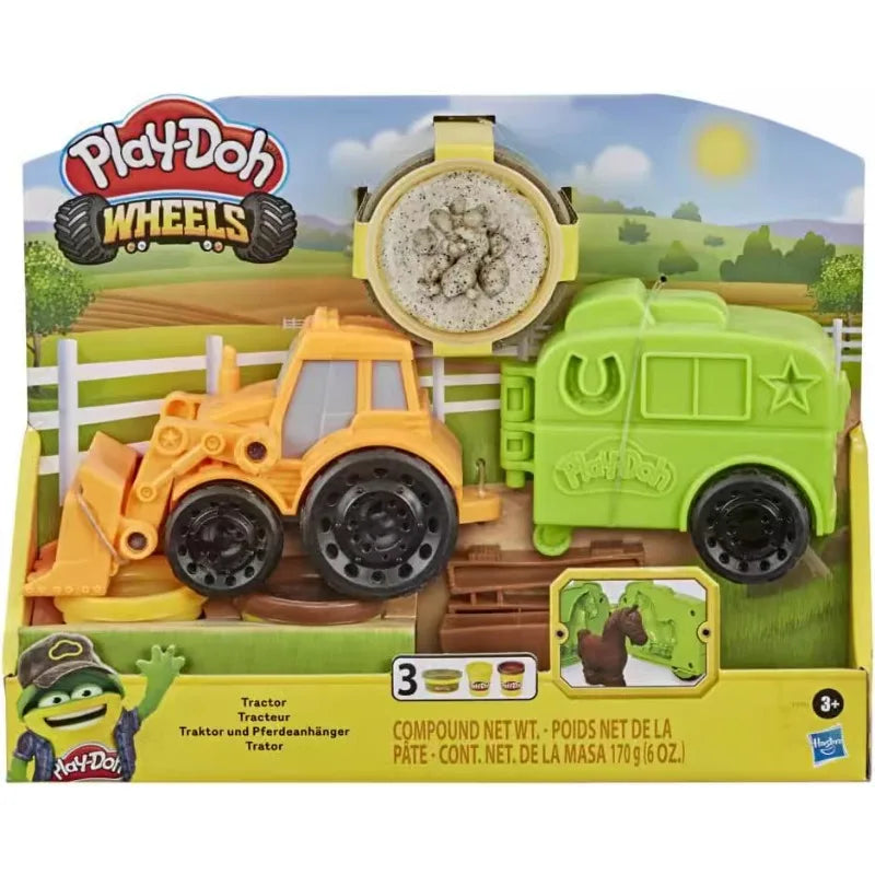 Hasbro Play Doh Growing Tall Dinosaurs children's farm trucks and vehicle toys set