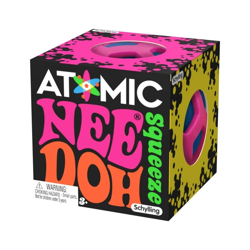 Atomic NeeDoh Stress Relief Ball for Kids and Adults - Perfect Party Gift for Stress Relief and Sensory Play Atypical Journey Store