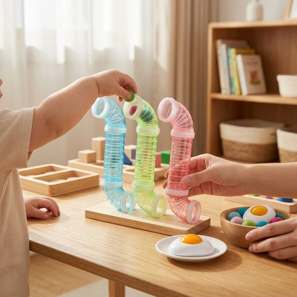DIY Montessori Busy Board Accessories, Wooden Sensory Educational Toy, Fine Motor Skills & Cognitive Training Learning Toy for K Atypical Journey Store