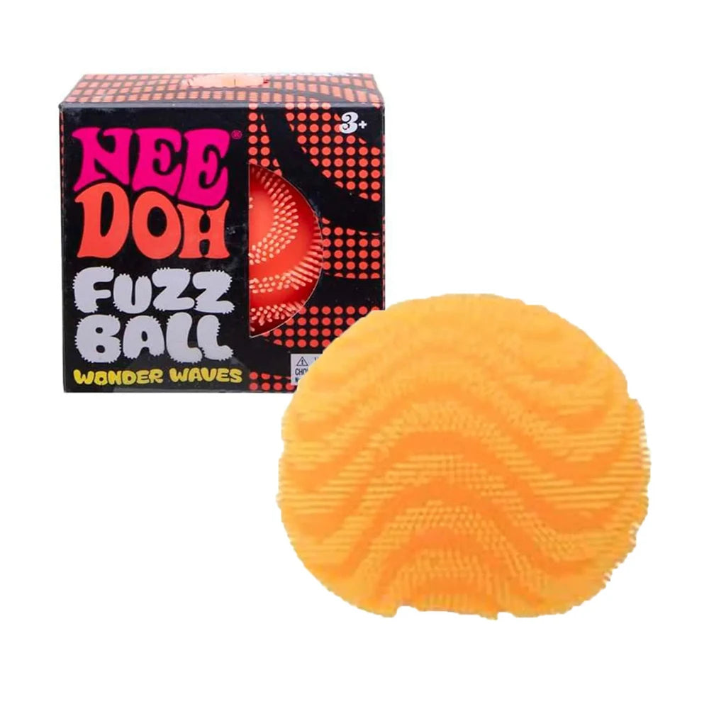 NeeDoh Fuzz Ball Blind Box, Schylling Soft Fuzzy Stress Relief Ball, Squishy Sensory Fidget Toy, Cute Desktop Collectible Gift Atypical Journey Store