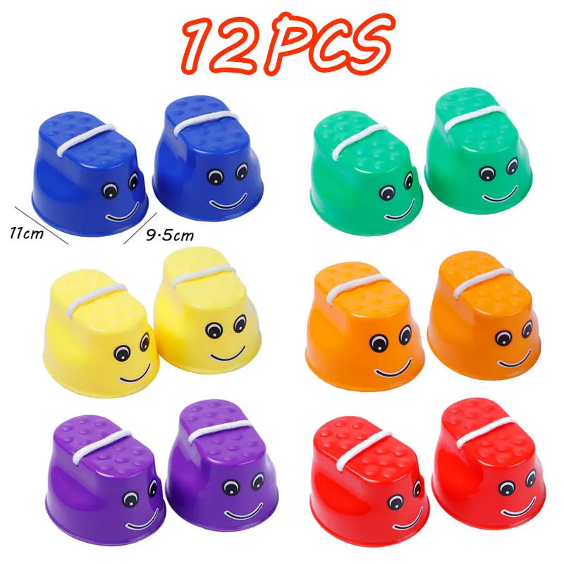 Children Outdoor Toy Balance Stepping stone Foot Tactile Sensory Integration Training Social Game Montessori  Autism Therapy Toy Atypical Journey Store