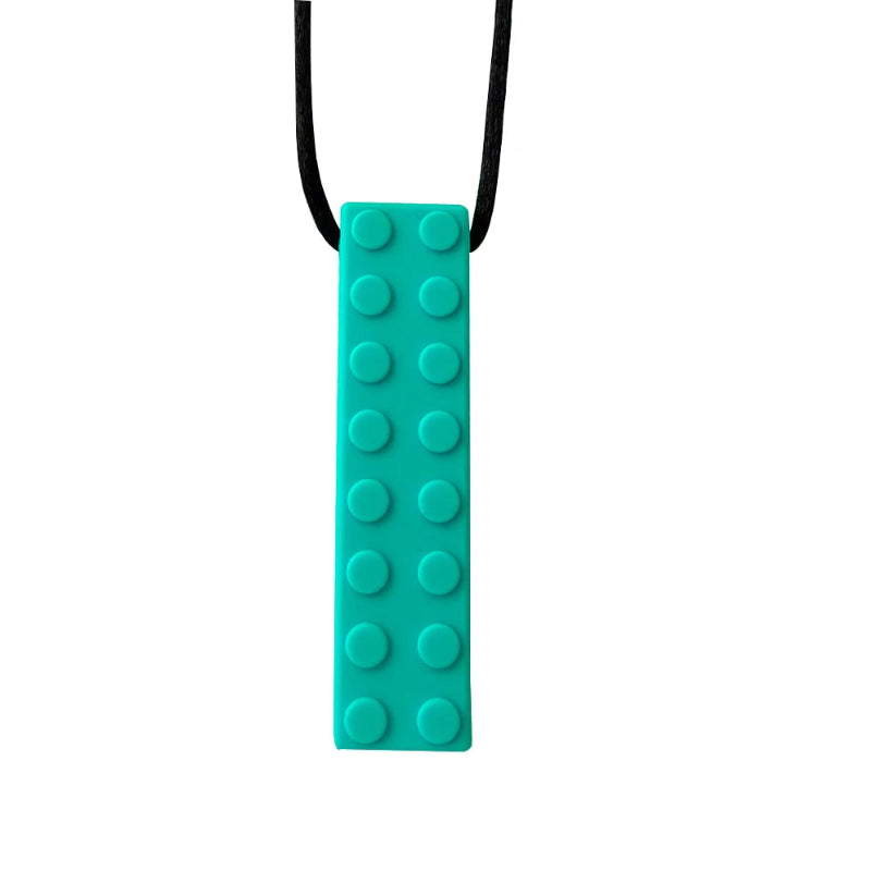 1pcs Silicone Teether Kids Chew Necklace Sensory Chewy Pendant Oral Motor Toys Therapy Tools for Autism ADHD chidren's goods Atypical Journey Store