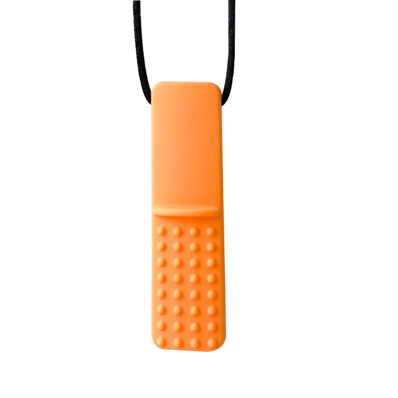 1pcs Silicone Teether Kids Chew Necklace Sensory Chewy Pendant Oral Motor Toys Therapy Tools for Autism ADHD chidren's goods Atypical Journey Store