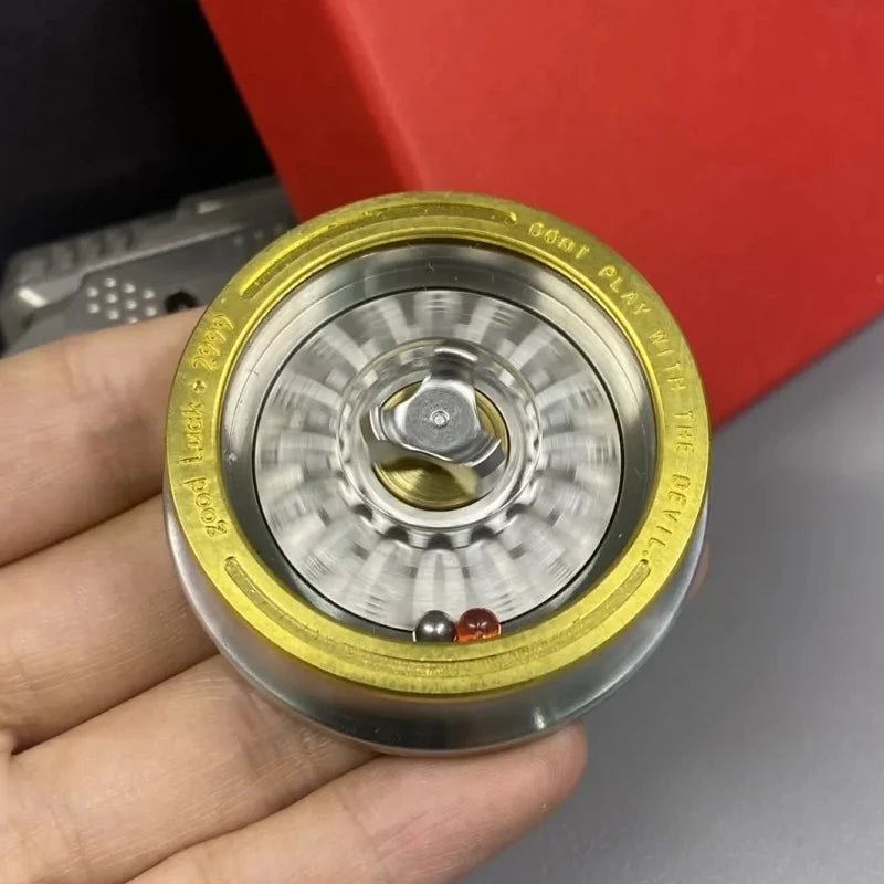 EDC Lucky Turntable Fidget Spinner Carnival Decompression Stainless Steel Roulette Anxiety Stress Relief Fingertip Gyro Toy Gift Atypical Journey Store