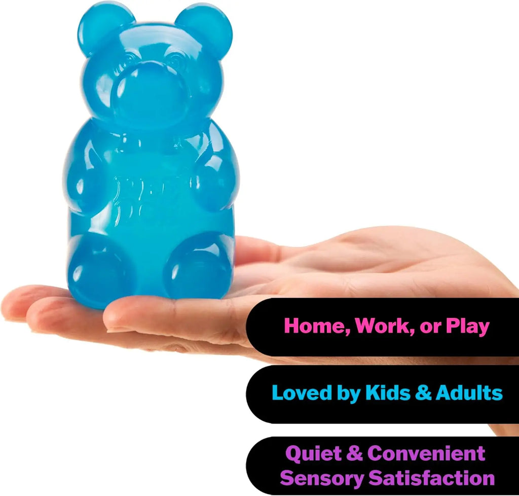 NeeDoh Gummy Bear Squishy Toy Soft Stress Relief Sensory Fidget Squeeze Toy for Kids & Adults Non-Toxic Anxiety Relief Desk Toy Atypical Journey Store