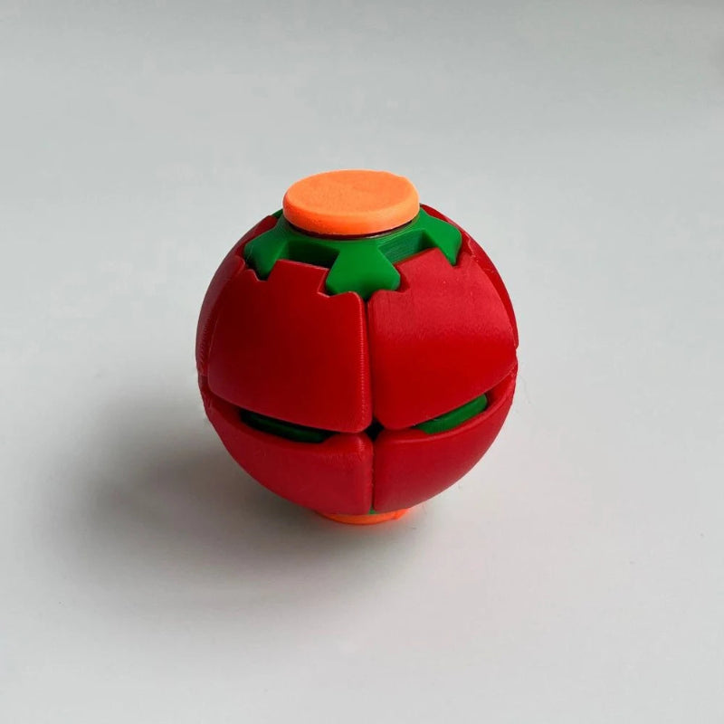 3D Printed Fidget Spinner Ball Press & Spin Stress Relief Toy Squeeze Deformable Fingertip Gyro Mini Portable Anxiety Relief Toy Atypical Journey Store