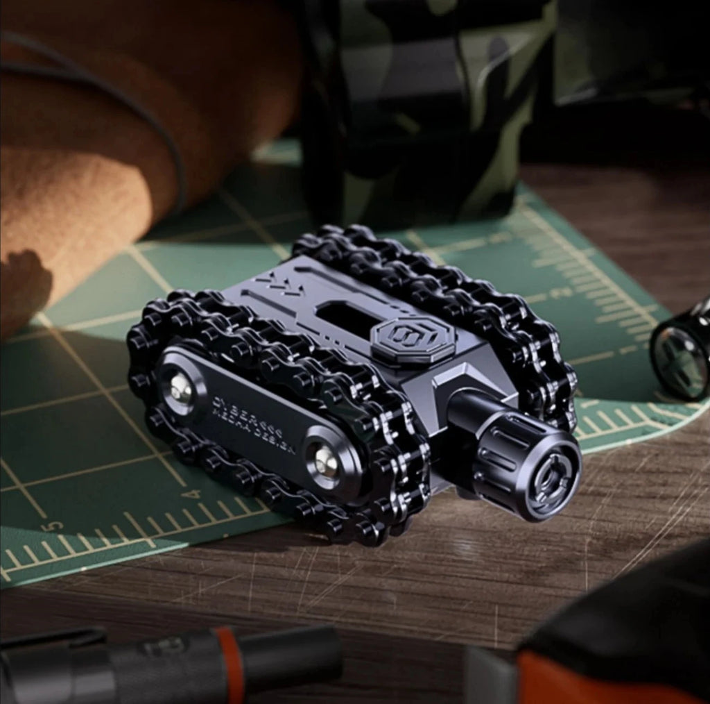 EDC Metal Fidget Spinner Tank 002 Gear Roller Desk Toy Relieving Stress Sensory Toys Anti Stress Fidget Fidgeting Toys Atypical Journey Store