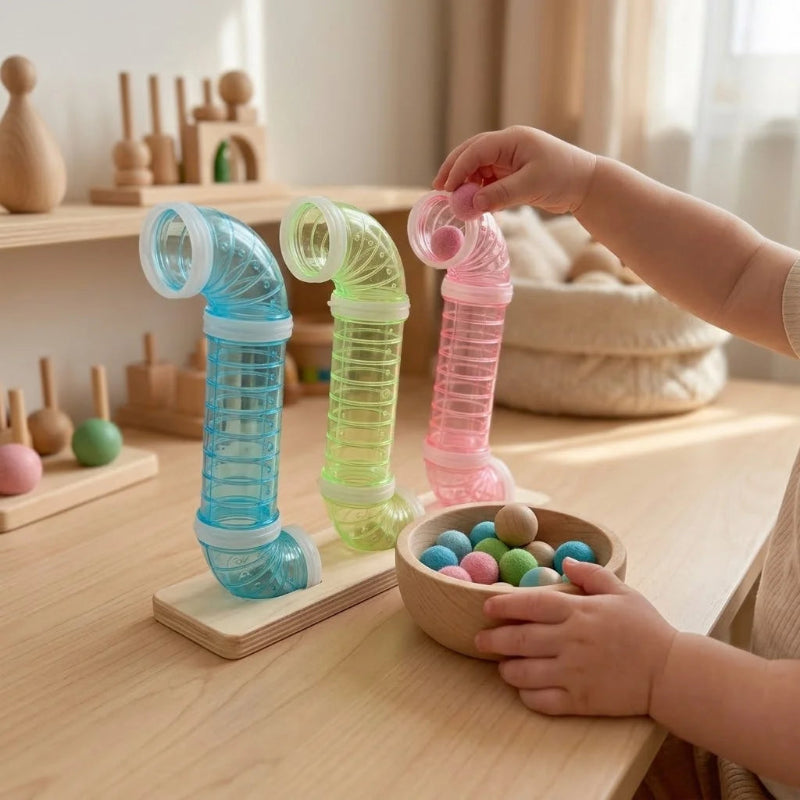 DIY Montessori Busy Board Accessories, Wooden Sensory Educational Toy, Fine Motor Skills & Cognitive Training Learning Toy for K Atypical Journey Store