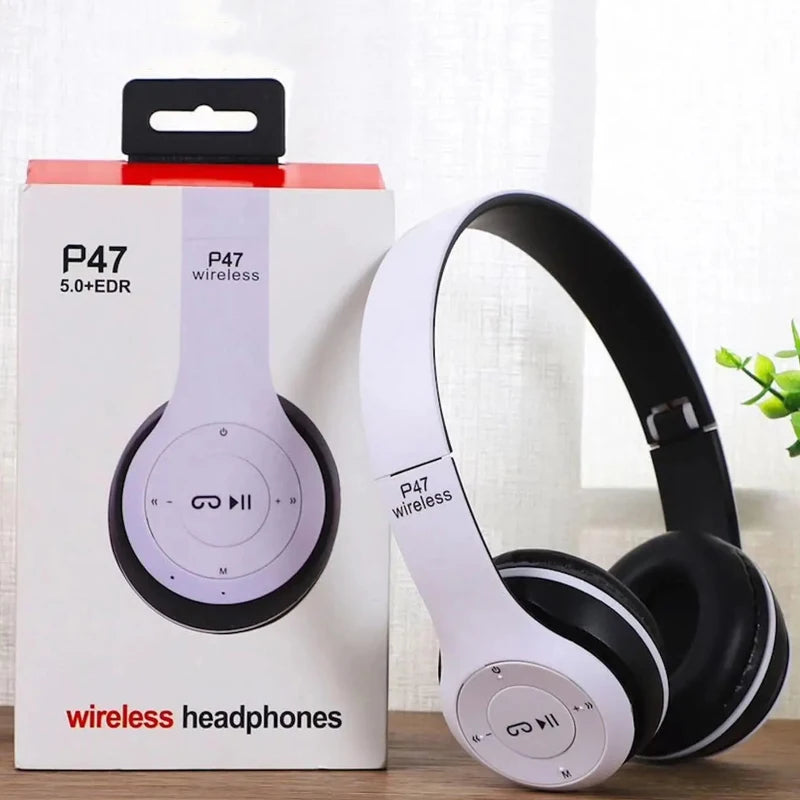 Handsfree Wireless Headphones Noise Canceling Headphone Earphone P47 headset Bluetooth Head Phone for iPhone Huawei Samsung S22 Atypical Journey Store