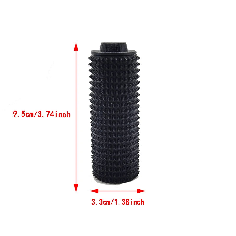 Sensory Roller Fidget Toy Clicker Tactile Spikes for Anxiety Stress Relief Pain Stimming Autism Over Stimulation with Lanyard Atypical Journey Store