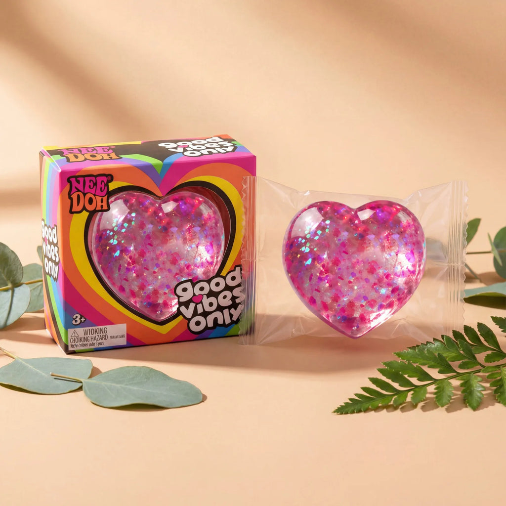 Heart-Shaped Squishy Toy, Soft and Comfortable to the Touch, Non-Sticky, Quick to Bounce Back, Cute and Compact, Portable Palm-Sized Toy. Size: 4Cm*3.8Cm/6.5Cm*6Cm Atypical Journey Store