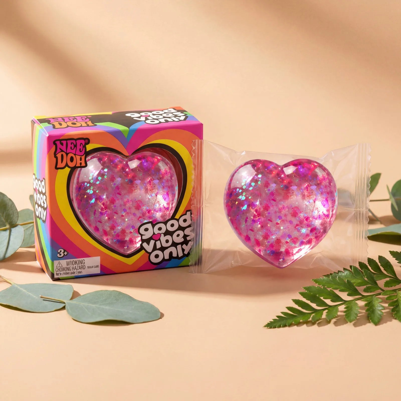 Heart-Shaped Squishy Toy, Soft and Comfortable to the Touch, Non-Sticky, Quick to Bounce Back, Cute and Compact, Portable Palm-Sized Toy. Size: 4Cm*3.8Cm/6.5Cm*6Cm Atypical Journey Store