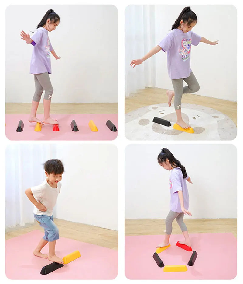 Children Outdoor Toy Balance Stepping stone Foot Tactile Sensory Integration Training Social Game Montessori  Autism Therapy Toy Atypical Journey Store