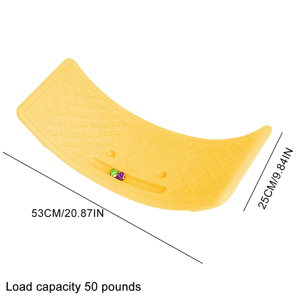 Twisting Balance Board Multifunctional Balance Rocker Board Non Slip Balance Trainer Board Wobble Board for Kids Children Atypical Journey Store
