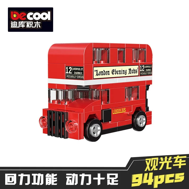 Racing Car Bus Engineering Vehicle Ambulance Pull Back Model Building Blocks Brick Toys Children Boys Compatible With Lego Atypical Journey Store